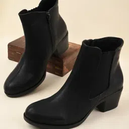 Rocia by Regal Women's Black Casual Booties-image-12