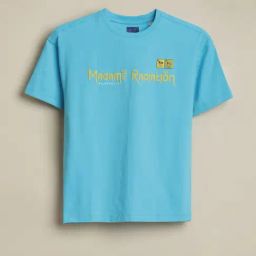 Allen Solly Boys Blue Cotton Regular Fit Printed T-Shirt-picture-40