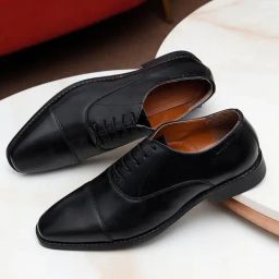 Louis Stitch Men's Black Oxford Shoes-image-78