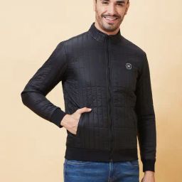 Being Human Black Oversized Striped Jackets-picture-25