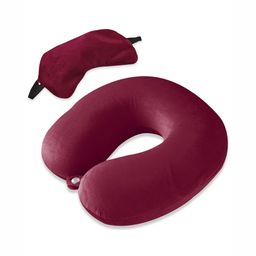 Myntra Elegant Homes Maroon Set of 2 Memory Foam Filled Cotton Sleep Pillow-19