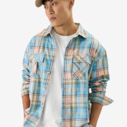 The Souled Store Multi Cotton Relaxed  Fit Checks Casual Shirts-image-51