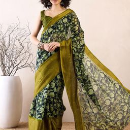 Mitera Paisley Zari Ready to Wear Sungudi Saree-28