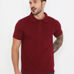 VIP Wine Regular Fit Cotton Polo T-Shirt-picture-24