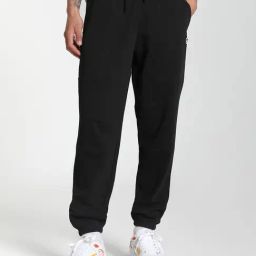Puma Black Cotton Relaxed Fit DOWNTOWN Joggers-image-92