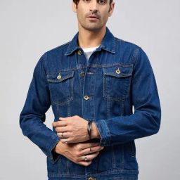 Club York Blue Regular Fit Denim Jacket-image-88