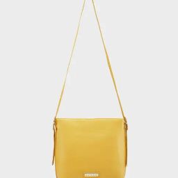 Caprese Ocher Janet Faux Leather Cross Body Bag-image-0