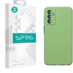 Sprig Liquid Silicone Back Cover for SAMSUNG GALAXY M13 (Green)-image-77