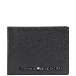 TOMMY HILFIGER Clova Black Leather Casual Solid Bi-Fold Wallet For Men-picture-8