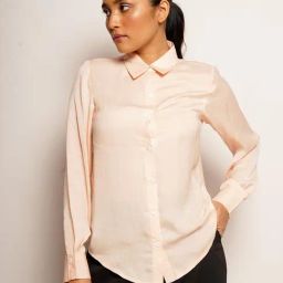Zink London Peach Regular Fit Shirt-image-63
