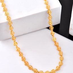 VOJ Brass Gold-Plated Handcrafted Chain-41