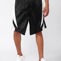 Reebok Black & White Regular Fit Sports Shorts-image-9