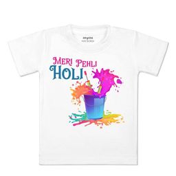 Arvesa Kids Typography Printed Applique T-shirt-image-4