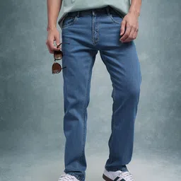 The Roadster Life Co. Men Regular Fit Stretchable Jeans-picture-15