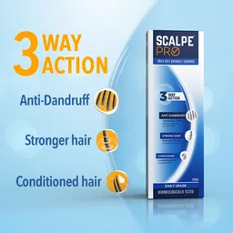 Scalpe Pro Daily Anti Dandruff Shampoo - 400 ml image 3