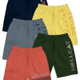 HELLCAT Kids Multi Printed Shorts (Pack Of 5)-image-99