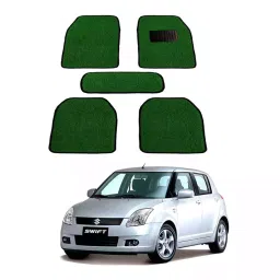 Auto Pearl HD5M181 PVC and Plastic Standard Mat for Maruti Suzuki Swift 2005 (Green)-image-83