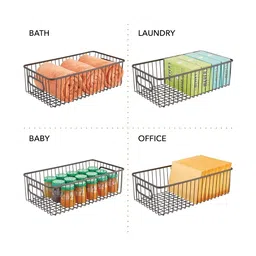 Go Hooked Black Set of 2 Regular Multi-Utility Organisers image 4