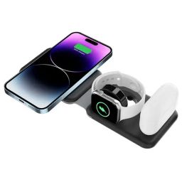 Unigen Audio Unifold 3-in-1 Wireless Charger, Magnetic Foldable Charging Station (Black)-image-21