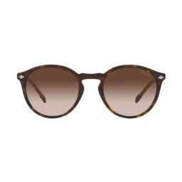 Vogue Eyewear Brown Oval UV Protection Sunglasses for Men-10