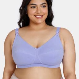 Zivame Blue Full Coverage Maternity Bra-picture-24