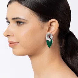 Niscka Contemporary Studs Earrings-38