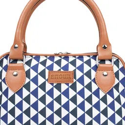Anouk Geometric Printed Structured Handheld Bag image 3