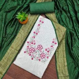 KALINI Embroidered Unstitched Dress Material-image-97
