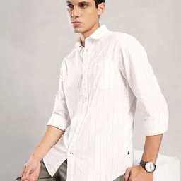 Nautica Men Premium Checked Cotton Linen Casual Shirt-picture-44