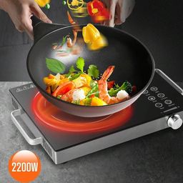 Chefman Infrared Cooktop with Touch Panel, Energy-Efficient, Safety Auto-Off, Overheat Protection, Compatible with All Utensils (Infrared Cooker) image 4