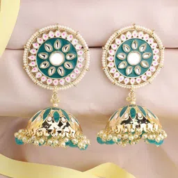 Anouk Contemporary Jhumkas Earrings-43