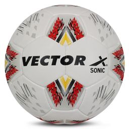Vector-X Sonic PU Hand Stitched Football - Red & White-13