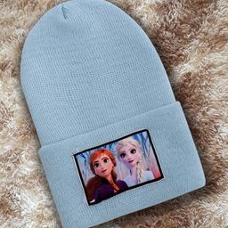 Kidsville Frozen Featuring Elsa & Anna Printed Beanie Cap - Blue-image-20