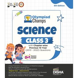 Olympiad Champs Science Class 3 with Chapter-wise Previous 10 Year (2013 - 2022) Questions 5th Edition Complete Prep Guide with Theory, PYQs, Past & Practice Exercise-12