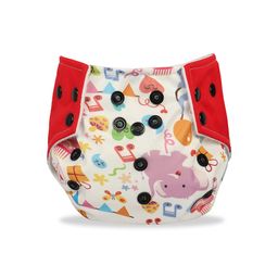 Chinmay Kids One Size Adjustable Baby Cloth Button Diaper - Washable/Reusable Nappies for Infants & Toddlers With Insert (8 X 8 inch)-15
