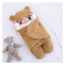 Brandonn Hooded Supersoft Wearable Wrapper - Brown-image-53