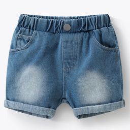 Mark & Mia Cotton Washed Shorts - Blue-picture-19