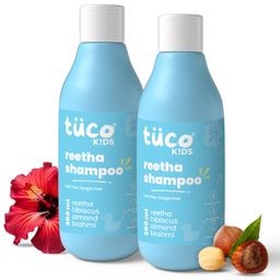 Tuco Kids Shampoo for soft, smooth hair | Tear-Free, Hypoallergenic | SLS & Paraben Free 600 ml (Pack of 2)-image-63