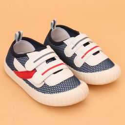 Cute Walk by Babyhug Velcro Closure Colour Block Casual Shoes - Navy Blue-picture-42