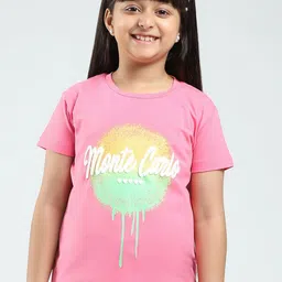 Monte Carlo Girls Graphic Print Short Sleeves Regular Top-image-81