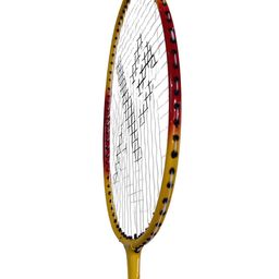 AXG New Goal Classy Colored Thrasher Racquets Set of 4 with Plastic Shuttles and Net Badminton Kit (Red) image 2