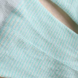Mustang Knitted No Show Socks with Color Block - Light Blue image 3