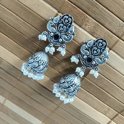 MERA HAAT Contemporary Jhumkas Earrings-picture-5