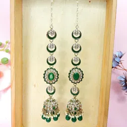 VATSALYA creation Gold-Plated Alloy Earrings-image-33