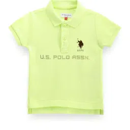U.S. Polo Assn. Kids Green Printed Polo T-Shirt-picture-25
