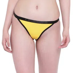 La Intimo Yellow Thong-image-17
