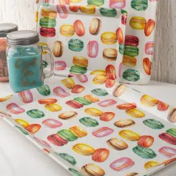 Goodhomes Multicolor Melamine Serving Trays - Set of 3-7