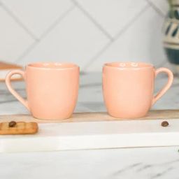 Living Roots Pink Ceramic Mug - Set Of 4 (110 ml)-picture-14