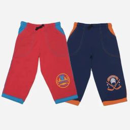 Dollar Boys Pink & Navy Solid Capri (Pack Of 2)-image-38