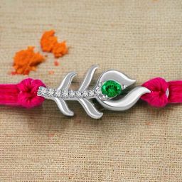 Rihi by P.C. Chandra Jewellers Mayur Pankh Rakhi for Men & Boys-46